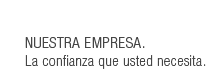 Nuestra empresa
